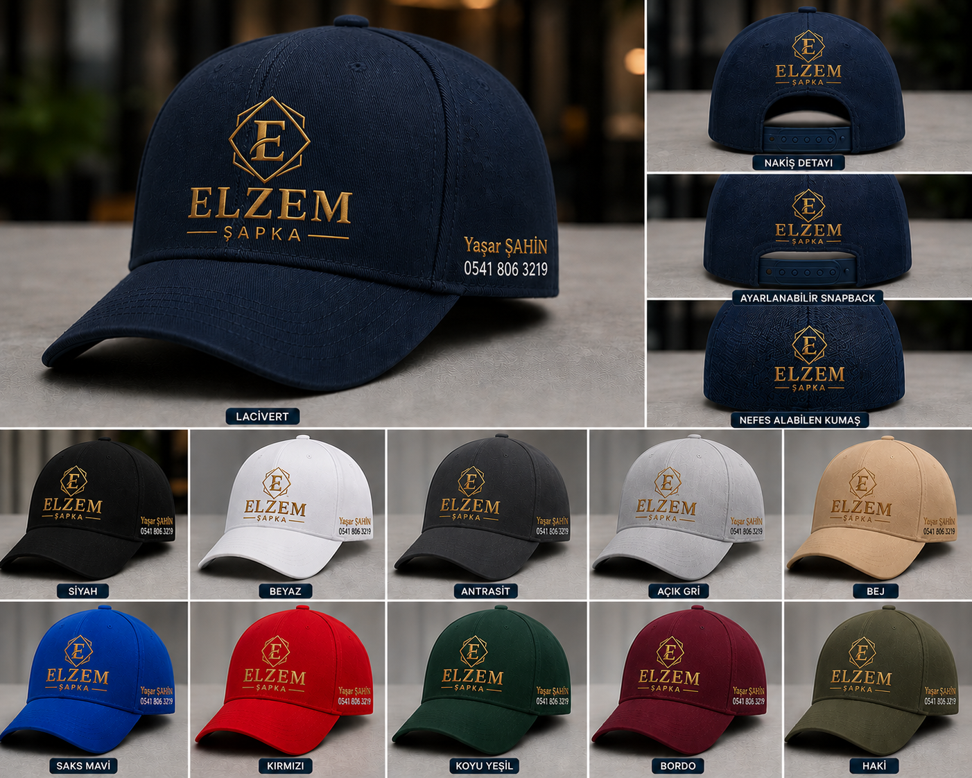 Elzem Şapka şapka imalatı ve tshirt imalatı